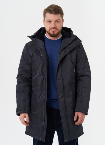 Мужской пуховик с капюшоном