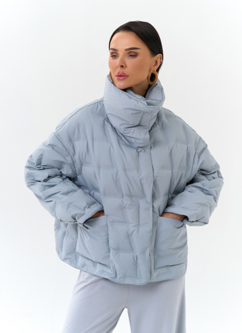 Женская куртка с воротником стойкой Женская куртка с воротником стойкой