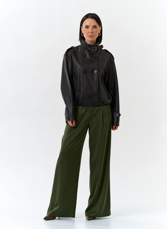 Женская куртка из натуральной кожи