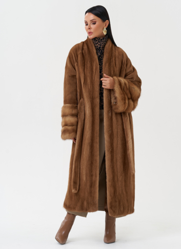Женская шуба из скандинавской норки