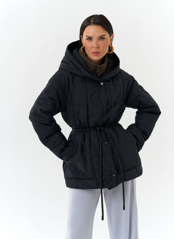 Женская куртка с контрастным воротником Женская куртка с контрастным воротником