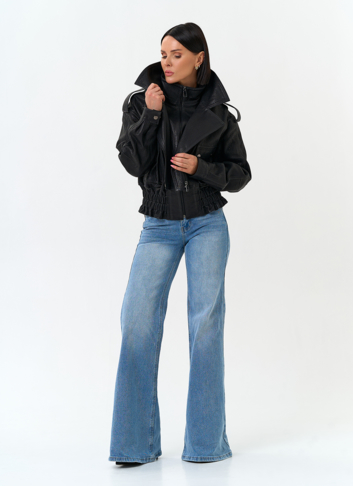 Женская куртка из натуральной кожи