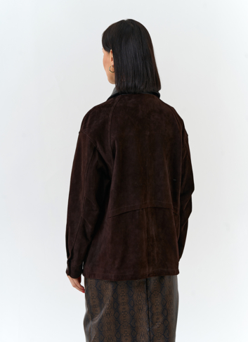 Женская куртка из натуральной замши