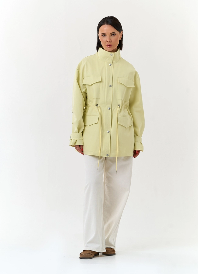 Женская ветровка с воротником стойкой модель № 33090 в кредит