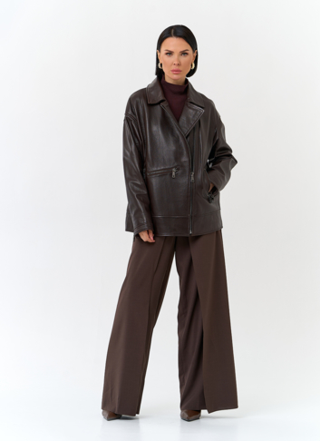 Женская куртка из натуральной кожи