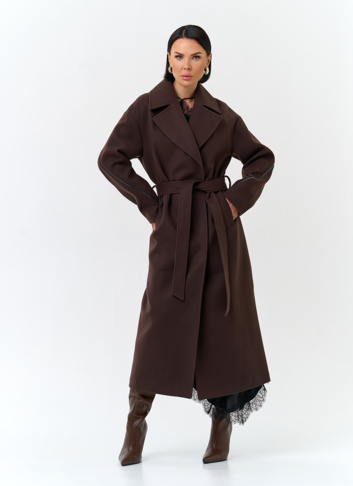 Женское пальто с английским воротником Женское пальто с английским воротником
