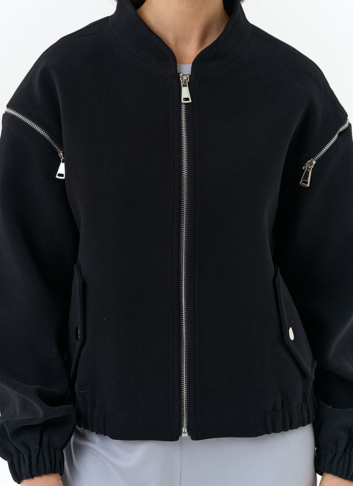 Женское короткое пальто бомбер