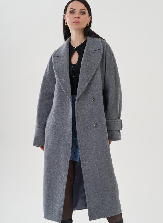 Пальто женское с английским воротником