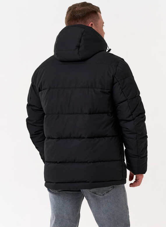 Мужской пуховик с капюшоном 