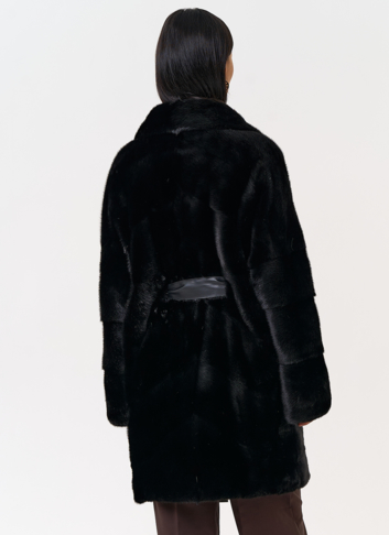 Шуба с английским воротником