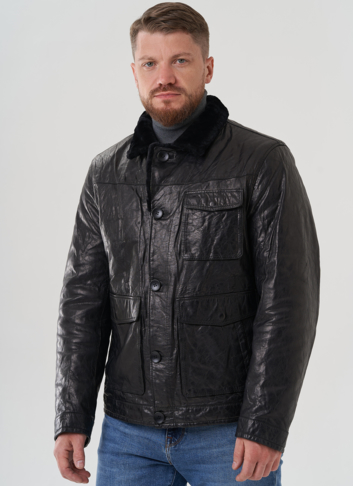 Куртка мужская из натуральной кожи 