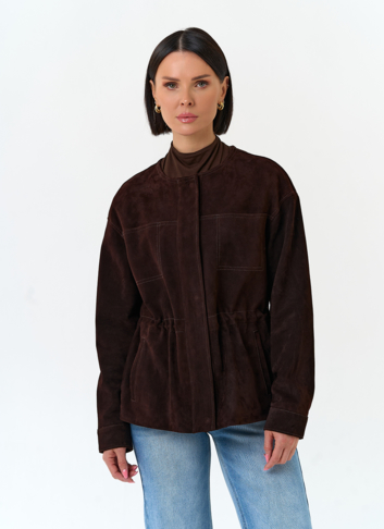 Жакет из натуральной замши