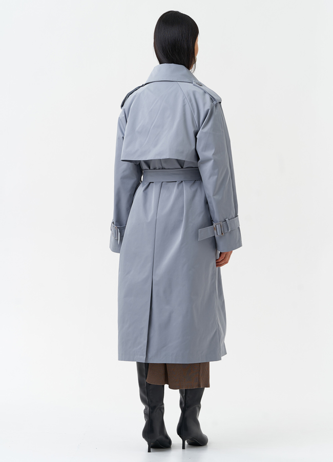 Женский плащ с английским воротником модель № 30267 в кредит