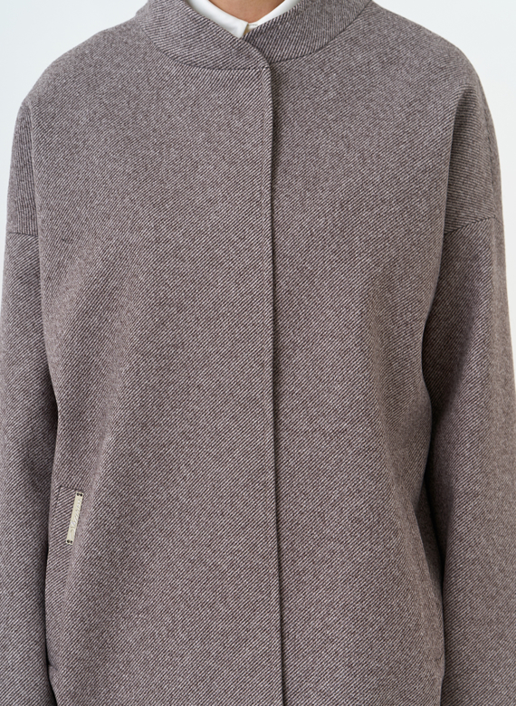 Женское укороченное пальто