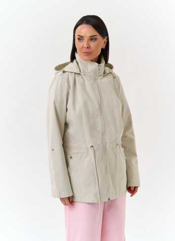 Женская ветровка с капюшоном