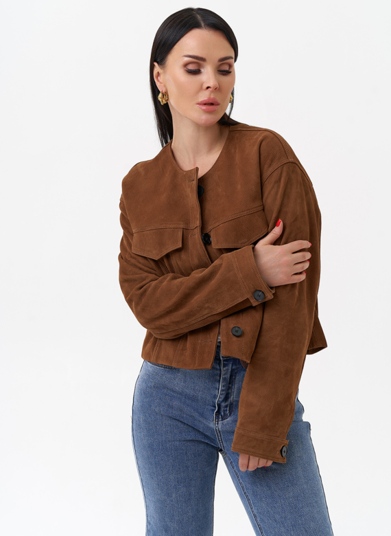 Куртка из натуральной замши